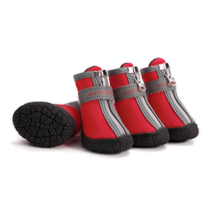 Botas de hule rojas deals